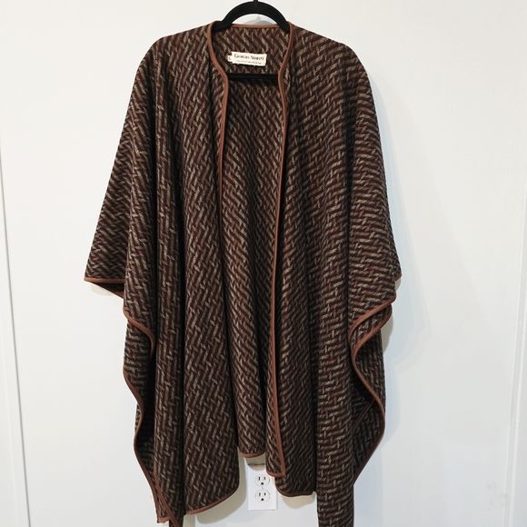 Giorgio Armani Sweaters - Giorgio Armani Wool Poncho | Made in Italy